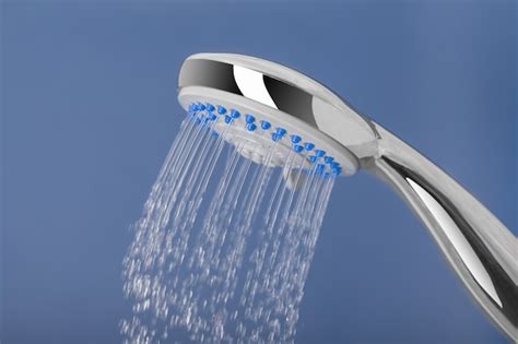 Water pouring out of the shower head - sound effect