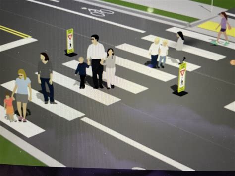 Pedestrian traffic in the crossing - sound effect