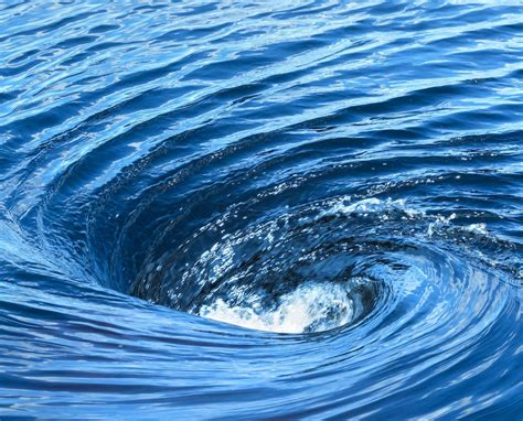 Whirlpool, sound of the water flow - sound effect