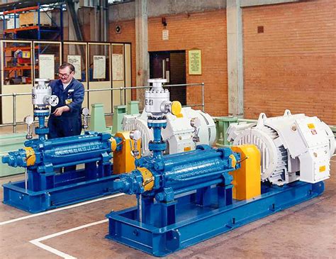 Power plant water pumps - sound effect