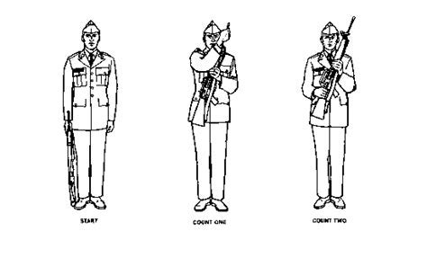 Military drill step, commander's orders - sound effect