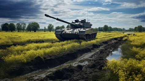 Military tank is passing by fast - sound effect