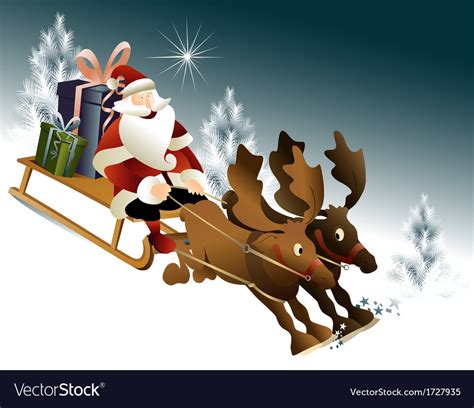 Magical santa claus on a sleigh - sound effect