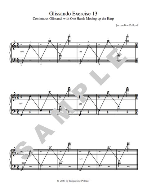 Rising glissando on the harp - sound effect