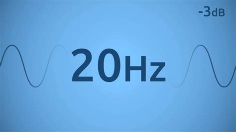 20 hertz: subwoofer test, 1 min - sound effect