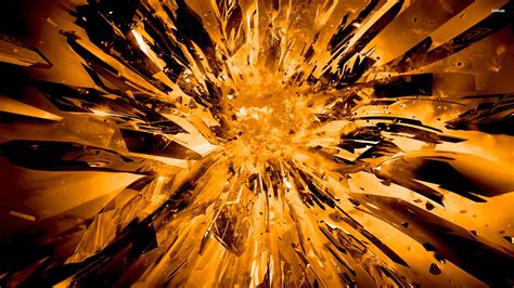 Explosion of metal and glass - sound effect