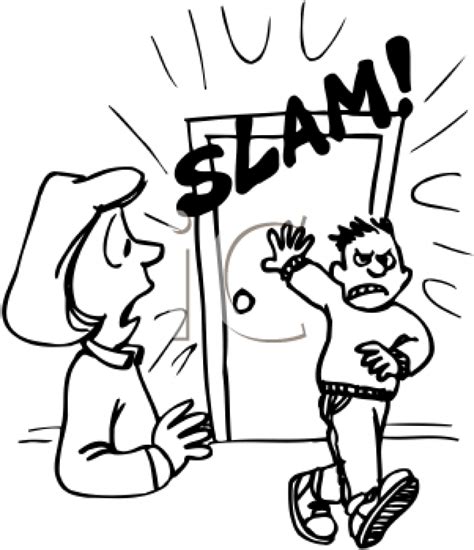 Slam the door - sound effect