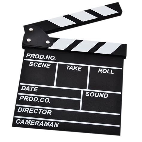 Clapperboard with tinsel (2) - sound effect