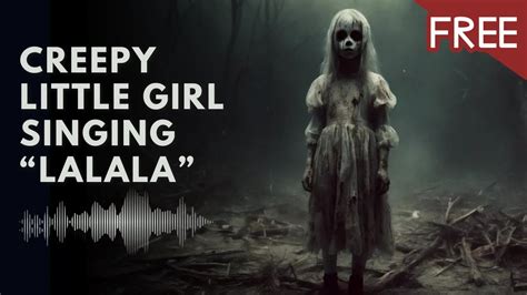 Creepy voice of a little girl - sound effect