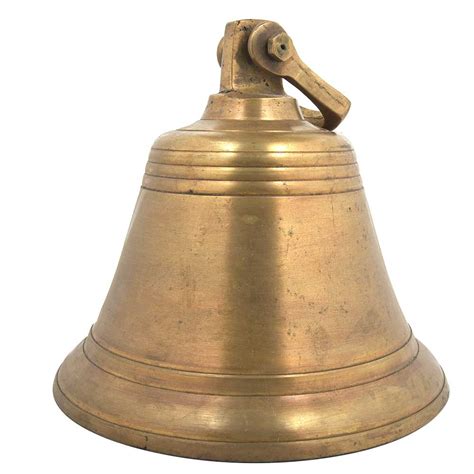 Ringing of a large brass bell - sound effect