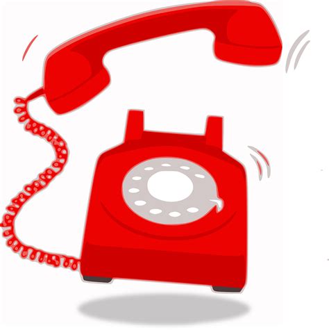 Phone ringing, ringing and picking up the handset - sound effect