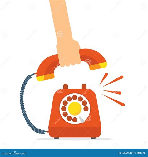 Phone ringing, ringing and picking up the handset - sound effect