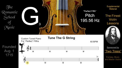 Sound 195. 99 hertz (g) for tuning viola, viola