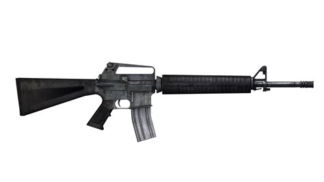 Sound of the american assault rifle m-16 (7 shots)