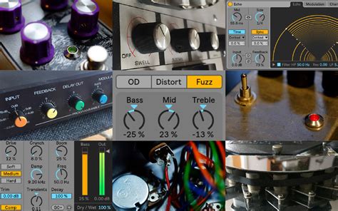 Drum sound with artificial echo effect