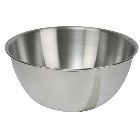 Sound of a large metal bowl