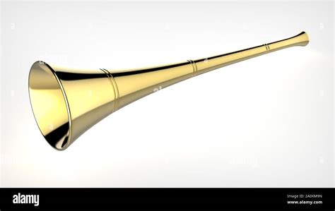 Sound horn, trumpet for action scene