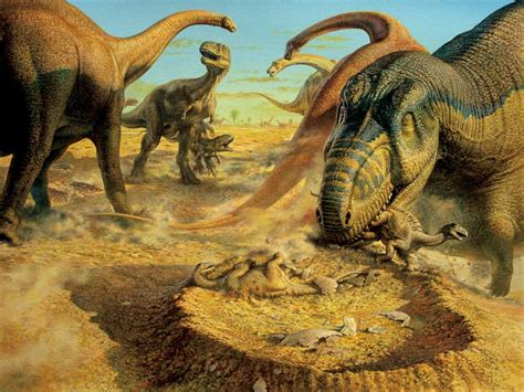 Prehistoric dinosaur sound