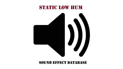 Low hum effect - sound effect