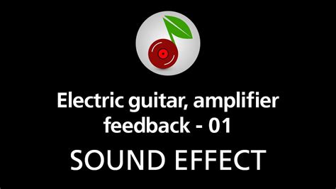 Electric guitar feedback effect - sound effect