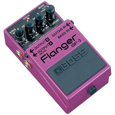 Guitar sound with flanger effect