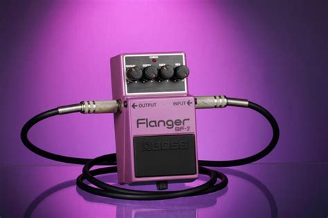 Guitar sound with flanger effect