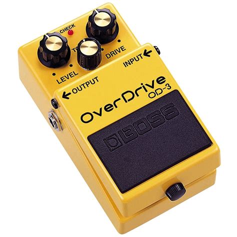 Guitar sound with overdrive effect