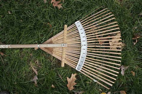 Rake sound: raking leaves into place