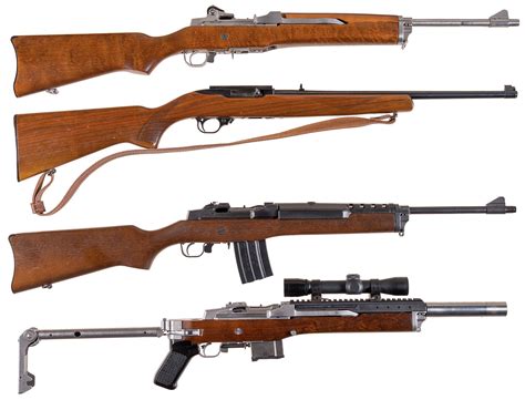 Sound of the ruger mini-14 carbine (firing in short bursts)