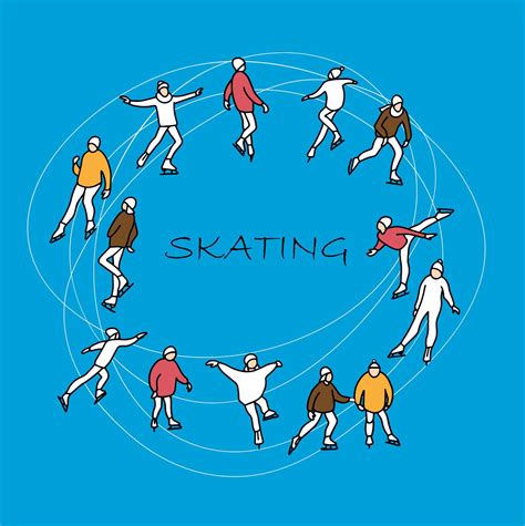 Sound of skating in a circle (two skaters)