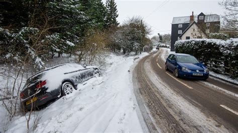 Sound of car wheels sliding on an icy road