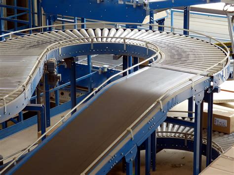 Sound of the production line in the factory, conveyor