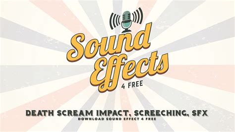 Iron screech effect imitating scream - sound effect