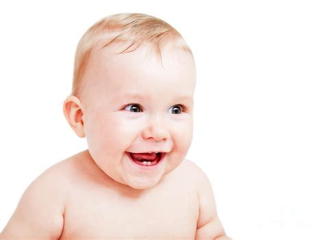 Sound of happy baby laughter
