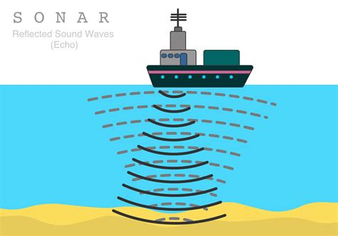 Sound of sonar signals