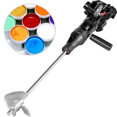 Paint mixer sound: start, work, stop