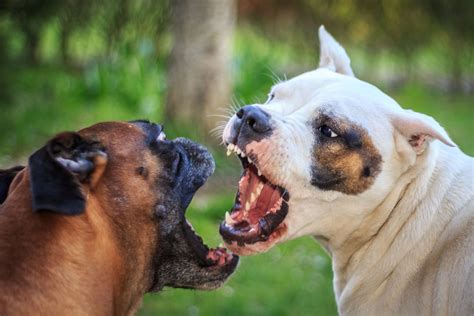 Sound of a dog fight (dogs biting)