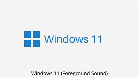 Windows 11 foreground sound (2)