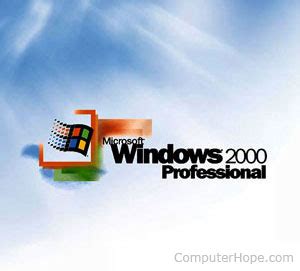 Windows 2000 sound: notification