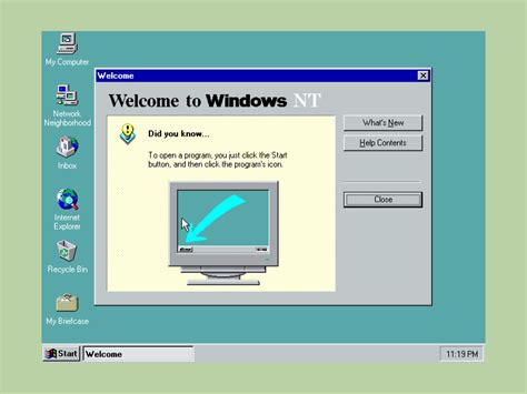 Windows nt 4. 0 sound: logon