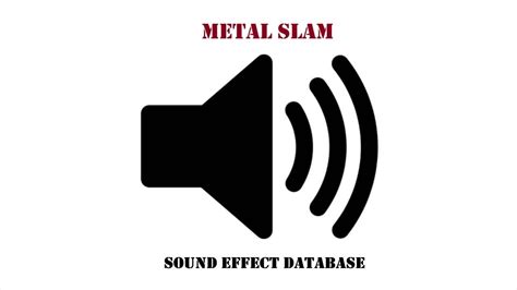 Metal slamming effect - sound effect