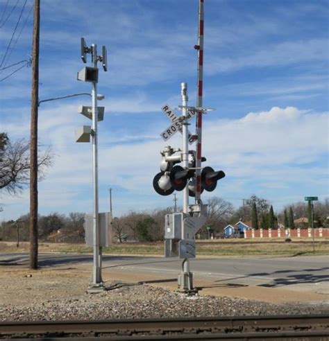 Sound of a bell at a railroad crossing