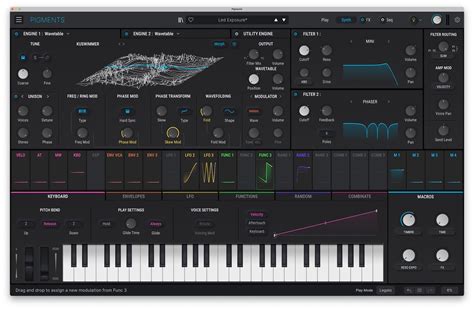 Synth sounds with up-down effect