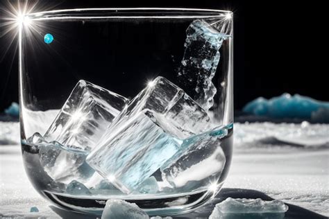 Clinking ice in a full glass - sound effect