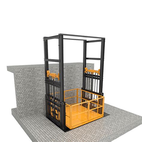 Electric cargo lift: movement up / down - sound effect