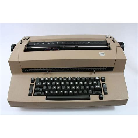 Electronic typewriter: document printout - sound effect