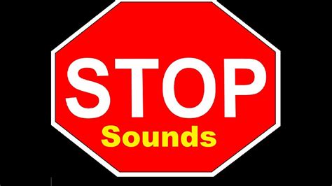 Stop tone sound effects