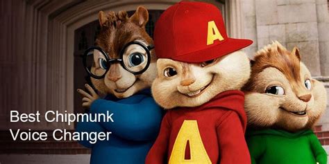 Chipmunk voice - sound effect