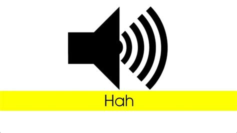 Hah voice audio effect, a group of people - sound effect