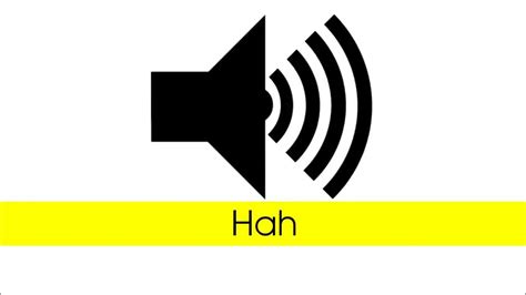 Hah voice audio effect - sound effect